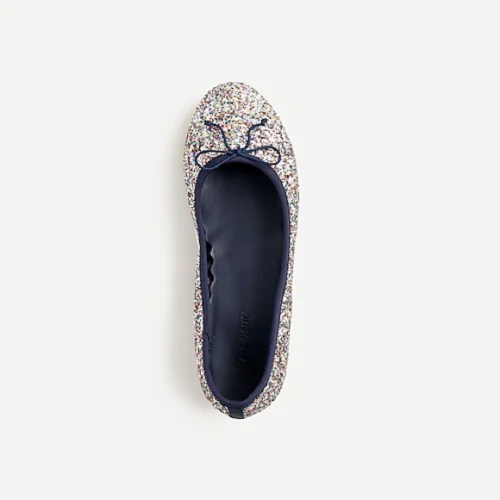 Jcrew crewcut glitter ballet pump girls party shoe - Picture 3 of 4